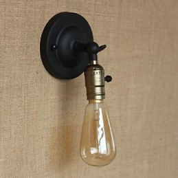Edison Žárovka Ulička Retro Minimalistická noční ulička Kavárna Terasa Kanál Mini nástěnné svítidlo