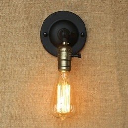 Edison Žárovka Ulička Retro Minimalistická noční ulička Kavárna Terasa Kanál Mini nástěnné svítidlo