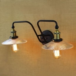Industriální severský styl Kreativní osobnost Interiér ložnice Středomořská kavárna Nástěnná skleněná dvojitá žehlička