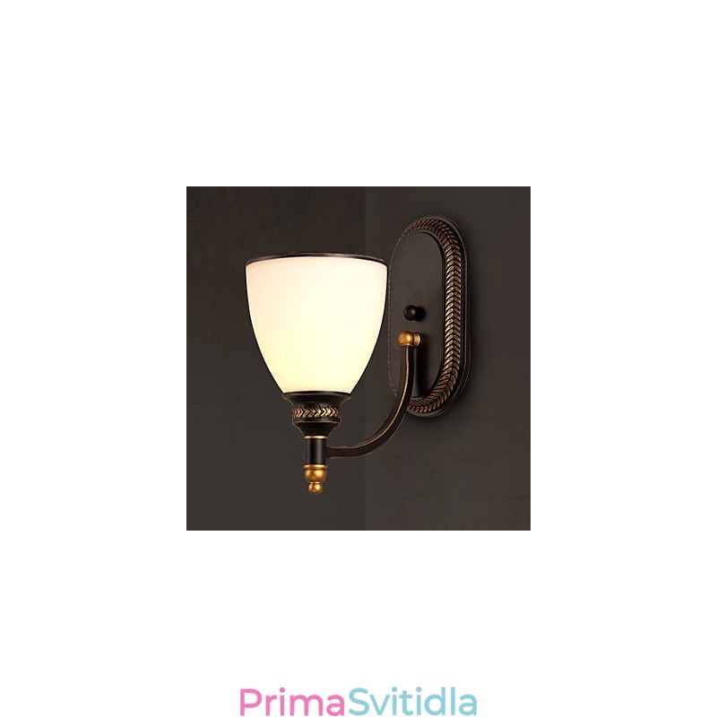 Nástěnná skleněná lampa Nordic Country