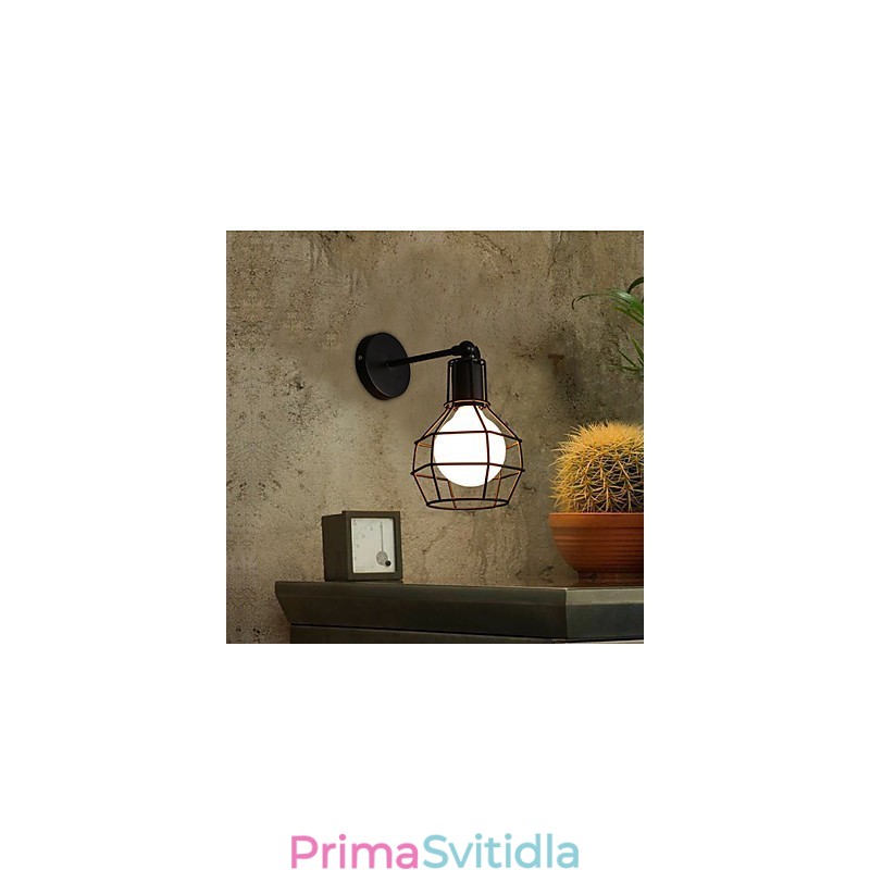 Obnova starověkých způsobů je stará pouliční lampa Balkonová chodba Nástěnná lampa z tepaného železa