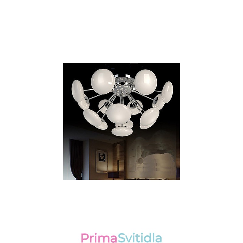 ModerníYestaurant Lamp Jednoduché kruhové skleněné umění Závěsná lampa Evropského stylu