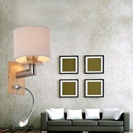 Nástěnná lampa Jedno světlo s lampičkou na čtení