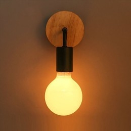 110V 220V IRON Edison vnitřní nástěnné světlo Chodba schodiště Nástěnné svítidlo žárovky svítidlo černá bílá