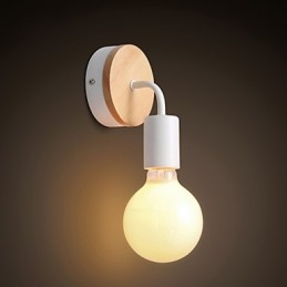 110V 220V IRON Edison vnitřní nástěnné světlo Chodba schodiště Nástěnné svítidlo žárovky svítidlo černá bílá