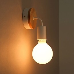 110V 220V IRON Edison vnitřní nástěnné světlo Chodba schodiště Nástěnné svítidlo žárovky svítidlo černá bílá