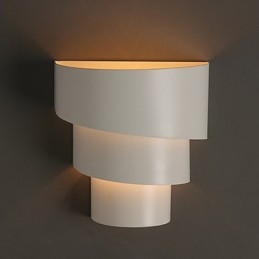 Malá ulita kreslená nástěnná lampa z tepaného železa pochodeň Tvar hlavy postele světla