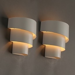 Malá ulita kreslená nástěnná lampa z tepaného železa pochodeň Tvar hlavy postele světla