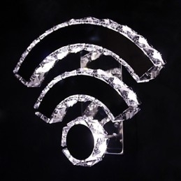 WIFI křišťálové nástěnné nástěnné svícny Crystal Modern Contemporary Bed Living Hotel Metal