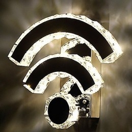 WIFI křišťálové nástěnné nástěnné svícny Crystal Modern Contemporary Bed Living Hotel Metal