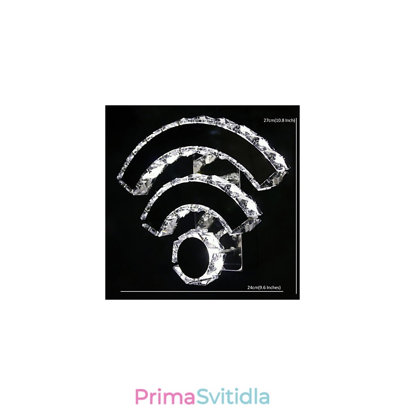 WIFI křišťálové nástěnné nástěnné svícny Crystal Modern Contemporary Bed Living Hotel Metal