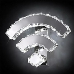 WIFI křišťálové nástěnné nástěnné svícny Crystal Modern Contemporary Bed Living Hotel Metal