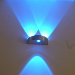 Půlměsíční nástěnná lampa Kreativní barový model nástěnných svícnů Moderní současné kovové