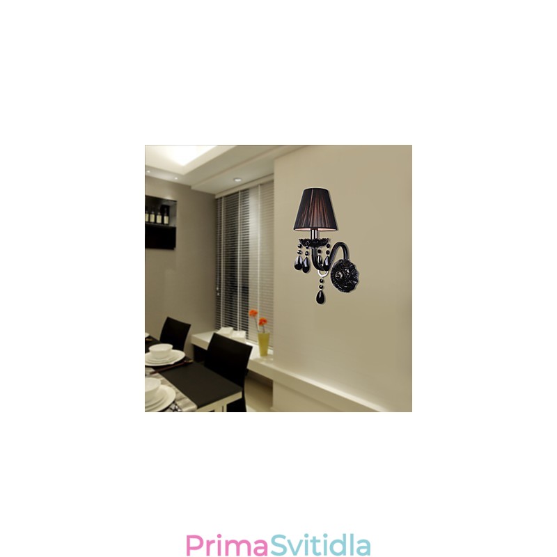 Křišťálová svíčková nástěnná svítidla moderní současné sklo