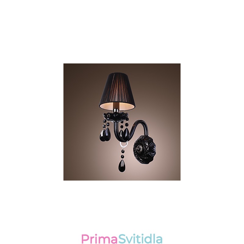 Křišťálová svíčková nástěnná svítidla moderní současné sklo