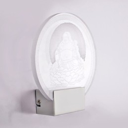 Akrylová nástěnná lampa PVC lampa Light Chip Moderní současný kov