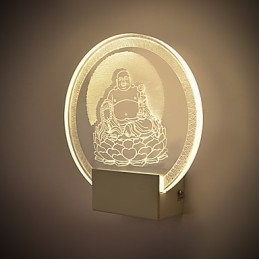 Akrylová nástěnná lampa PVC lampa Light Chip Moderní současný kov