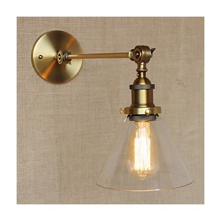 Nástěnná nástěnná nástěnná lampa do ložnice ve stylu Retro Creative American Country Hall The Iron Glass Bronz Nástěnná nástěnná nástěnná lampa do ložnice ve stylu Retro Creative American Country Hall The Iron Glass Bronz