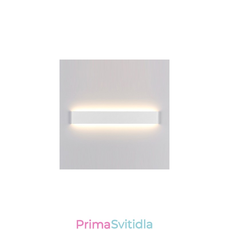 Moderní nástěnné svítidlo vnitřní světlo černé bílé 72 cm