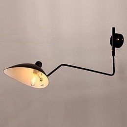 Loft Americký Venkov Volně Nástěnná svítidla Vintage Bedside Dlouhá mechanická pracovní lampa pro vnitřní použití