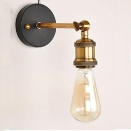 Měděná nástěnná lampa