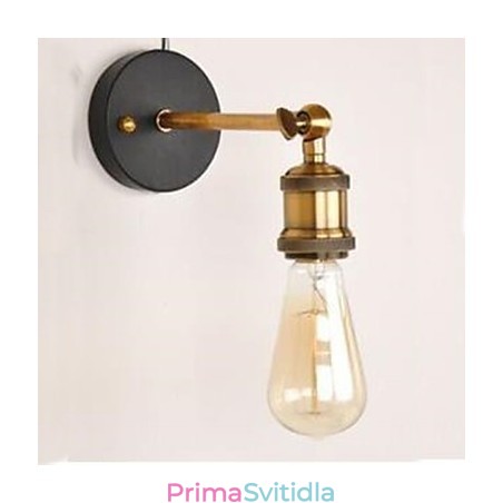 Měděná nástěnná lampa Měděná nástěnná lampa