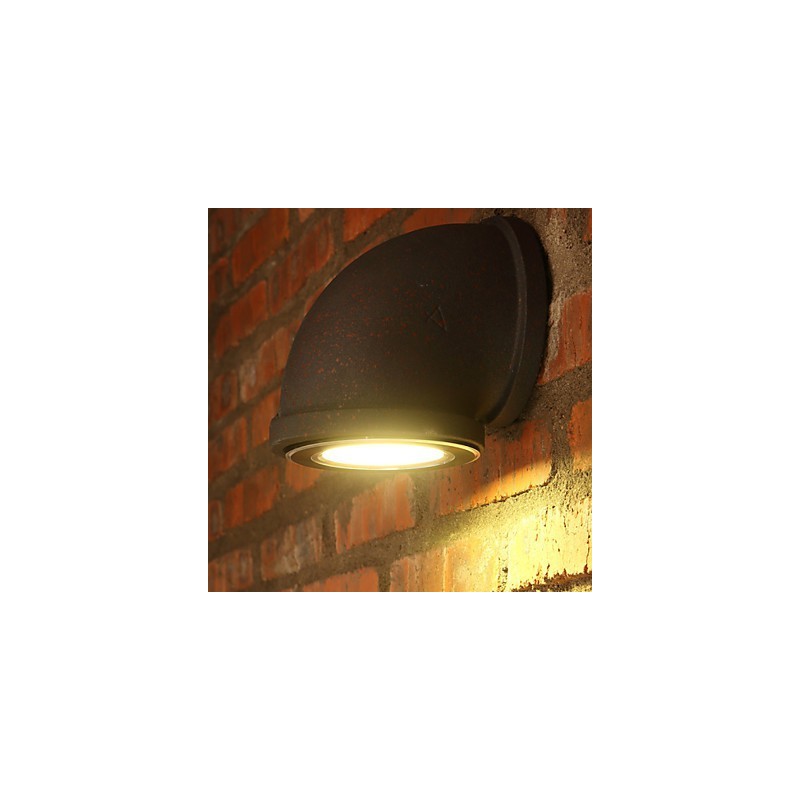 Loft kreativní osobnost retro venkovské vodní potrubí nástěnné lampy