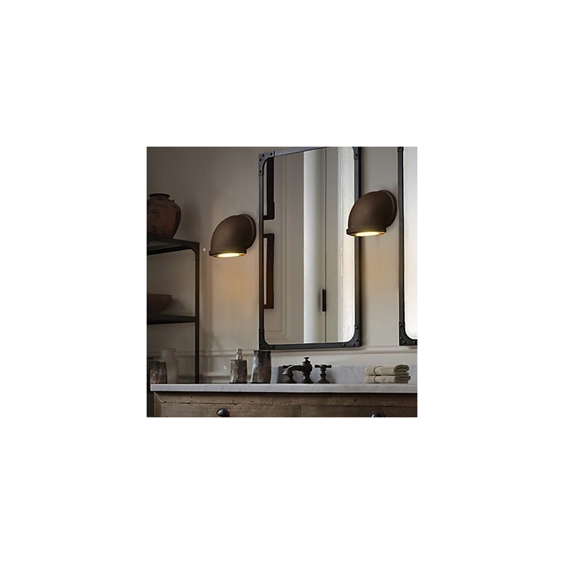Loft kreativní osobnost retro venkovské vodní potrubí nástěnné lampy