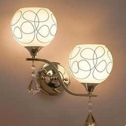 Křišťálová nástěnná lampa