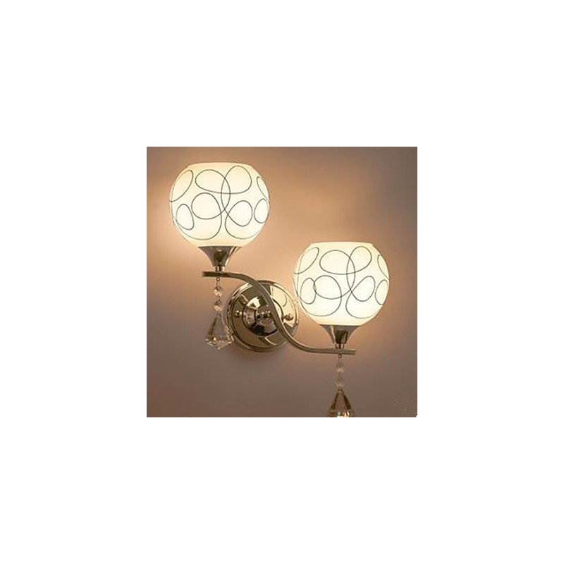 Křišťálová nástěnná lampa