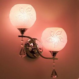 Křišťálová nástěnná lampa