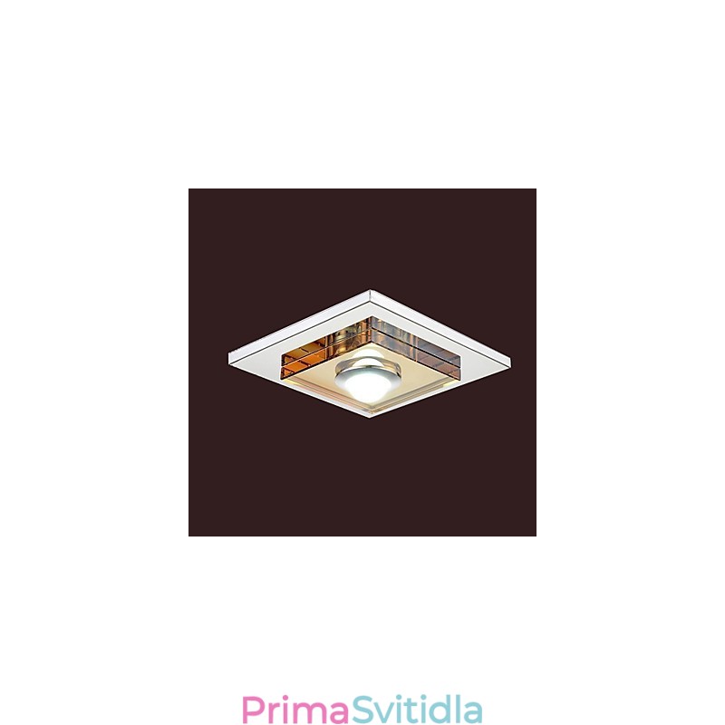 Amber Crystal Stropní svítidlo 1 světlo Zapuštěné