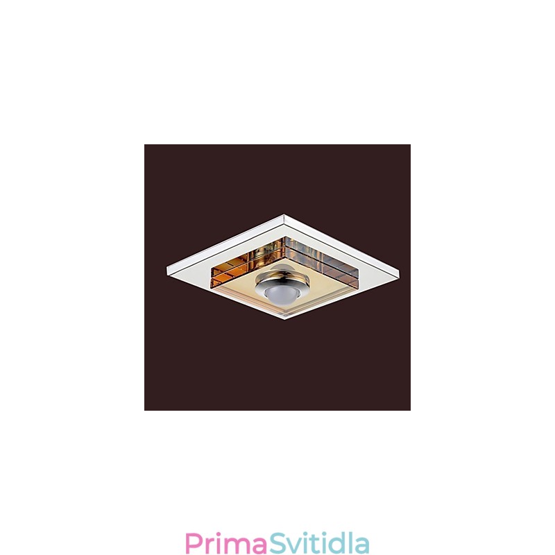 Amber Crystal Stropní svítidlo 1 světlo Zapuštěné
