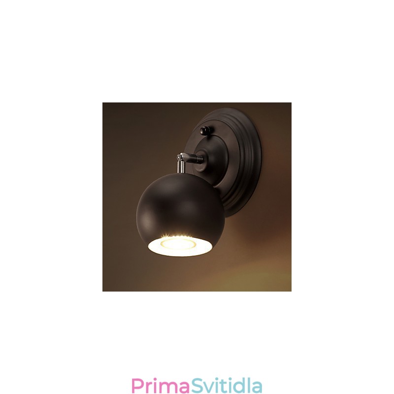Nástěnná lampa Loft Creative z tepaného železa obnovující starobylá světla