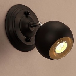 Nástěnná lampa Loft Creative z tepaného železa obnovující starobylá světla