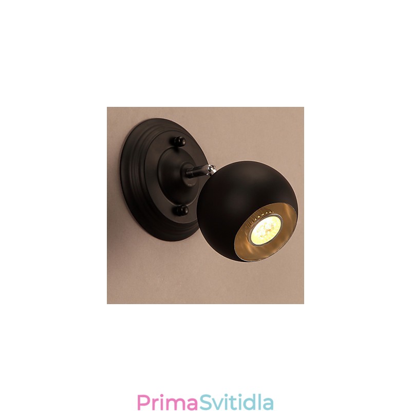 Nástěnná lampa Loft Creative z tepaného železa obnovující starobylá světla
