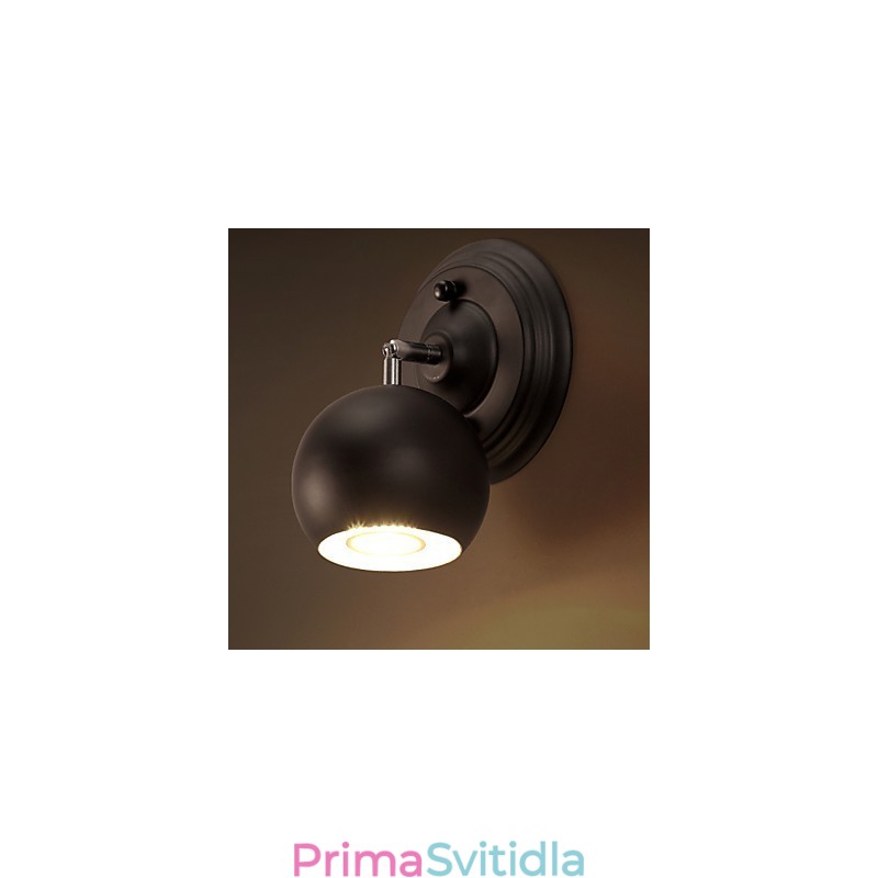 Nástěnná lampa Loft Creative z tepaného železa obnovující starobylá světla