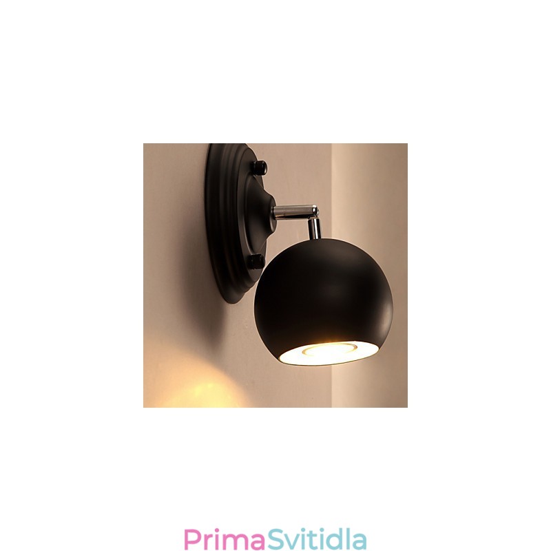 Nástěnná lampa Loft Creative z tepaného železa obnovující starobylá světla