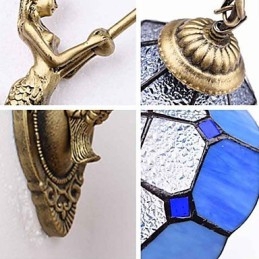 Typ Europe Restoring Ancient Ways Nástěnná lampa Creative Mediterranean Glass Lights
