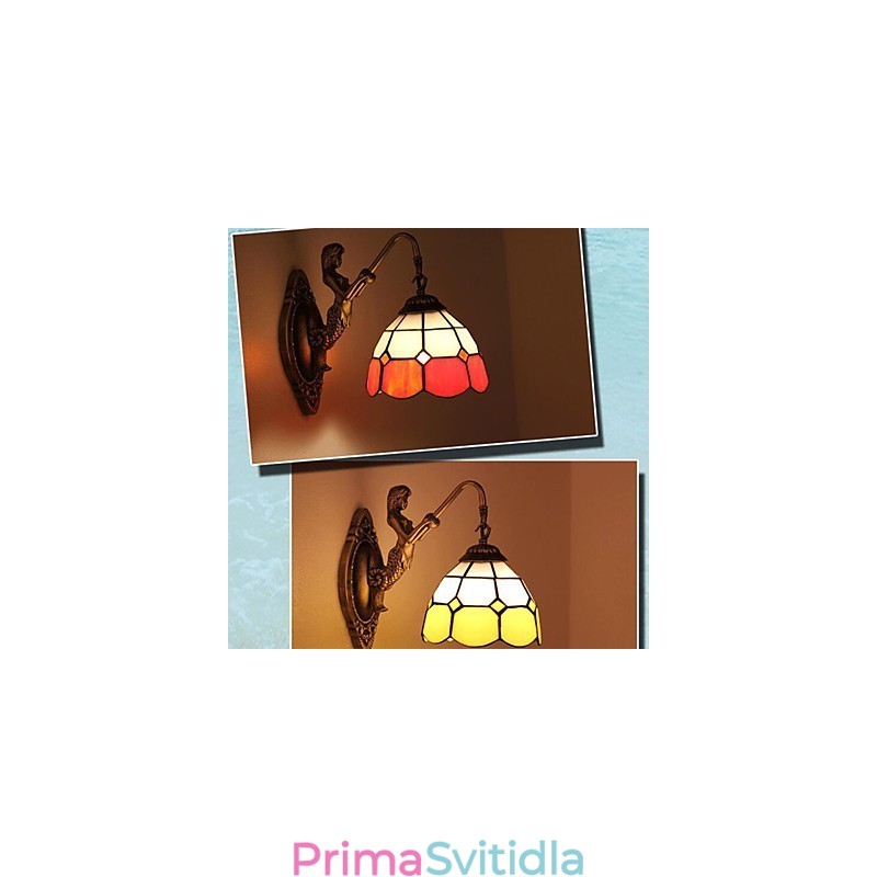 Typ Europe Restoring Ancient Ways Nástěnná lampa Creative Mediterranean Glass Lights