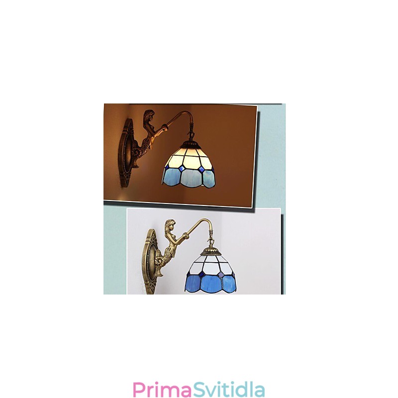 Typ Europe Restoring Ancient Ways Nástěnná lampa Creative Mediterranean Glass Lights