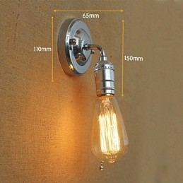 Americký venkovský venkov Retro moderní Edison Žárovka Ulička Mini nástěnné svítidlo do obývacího pokoje