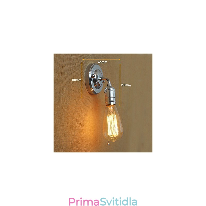Americký venkovský venkov Retro moderní Edison Žárovka Ulička Mini nástěnné svítidlo do obývacího pokoje