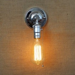 Americký venkovský venkov Retro moderní Edison Žárovka Ulička Mini nástěnné svítidlo do obývacího pokoje