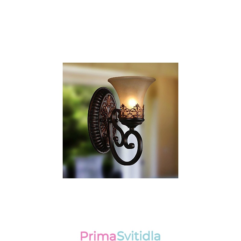 Vintage nástěnná svítidla 1 světlo s pryskyřicí Stínidlo ze skla Ložnice Obývací pokoj Světla předsíně