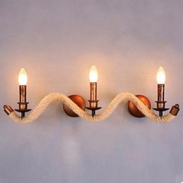 Smluvní lampa na balkonové schodiště Nástěnná lampa s krouceným lanem