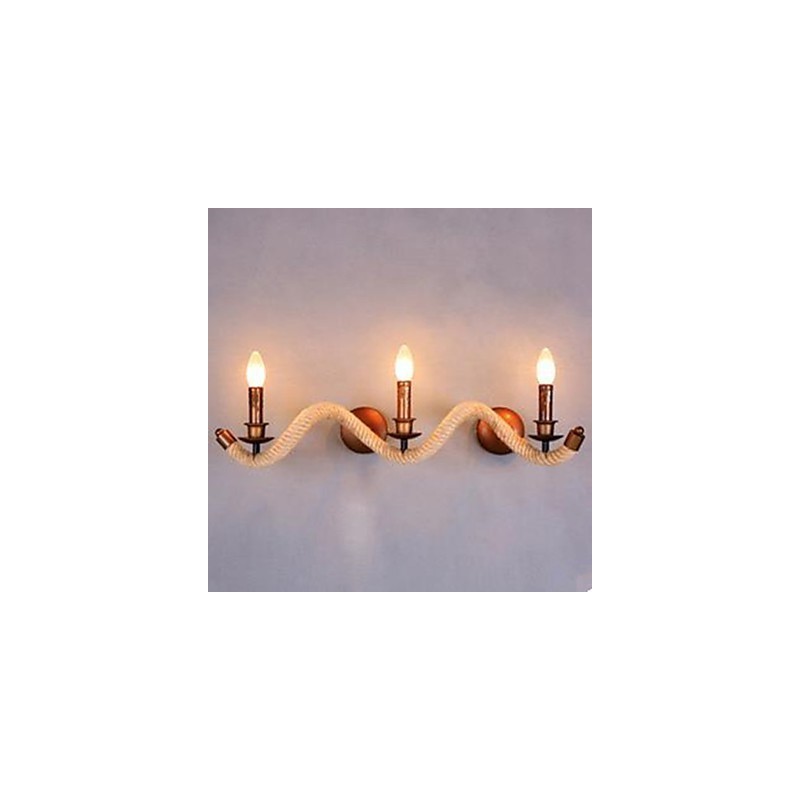 Smluvní lampa na balkonové schodiště Nástěnná lampa s krouceným lanem