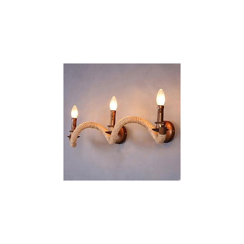 Smluvní lampa na balkonové schodiště Nástěnná lampa s krouceným lanem