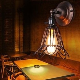 Malá klecová nástěnná lampa Průmyslový styl Obnovení starověkých způsobů chodeb Lampy a lucerny