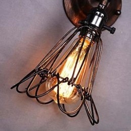 Malá klecová nástěnná lampa Průmyslový styl Obnovení starověkých způsobů chodeb Lampy a lucerny